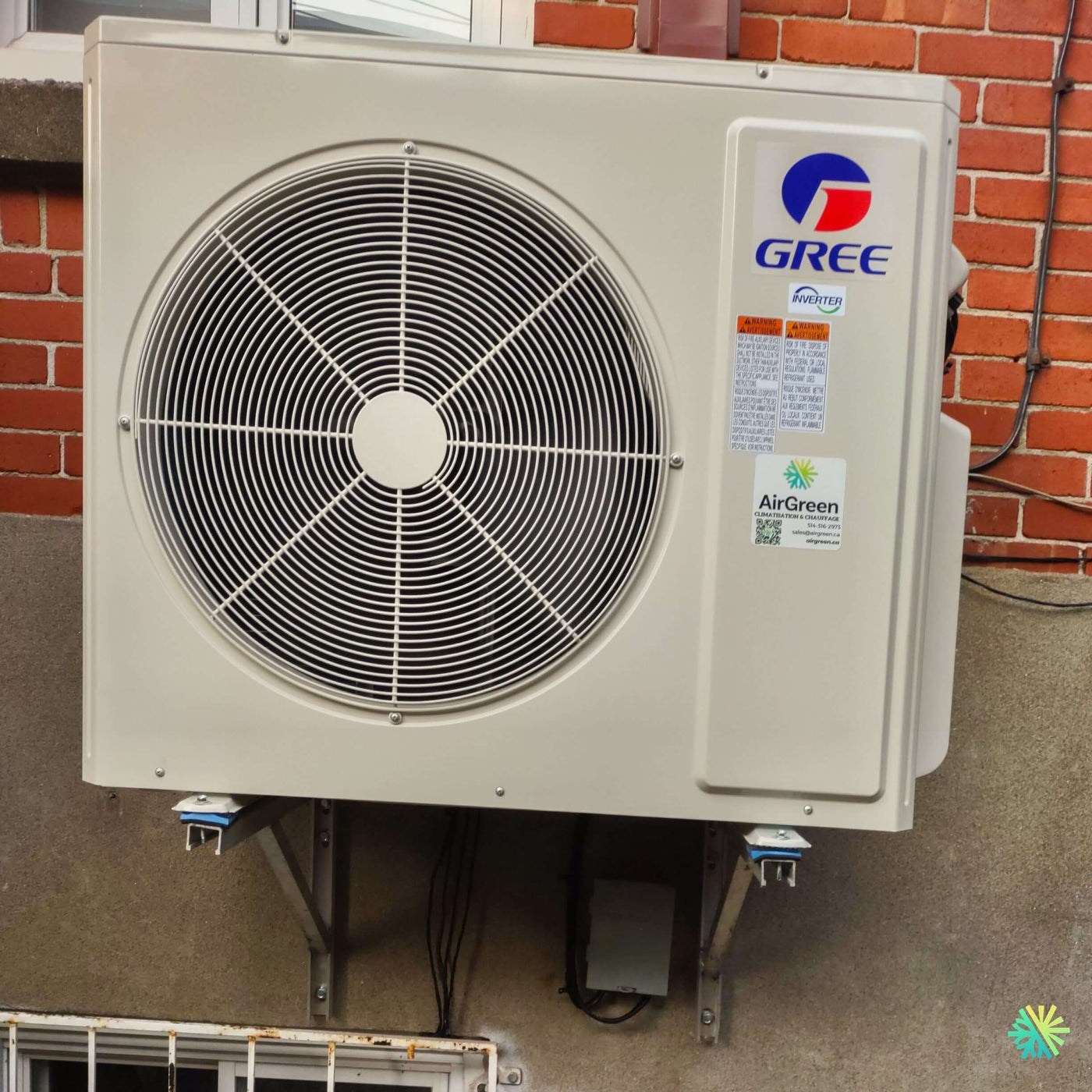 Installation d’une thermopompe TripleZone GREE FREE MATCH R32 à Bois-des-Filion : système 3 zones, 3 têtes, par AirGreen
