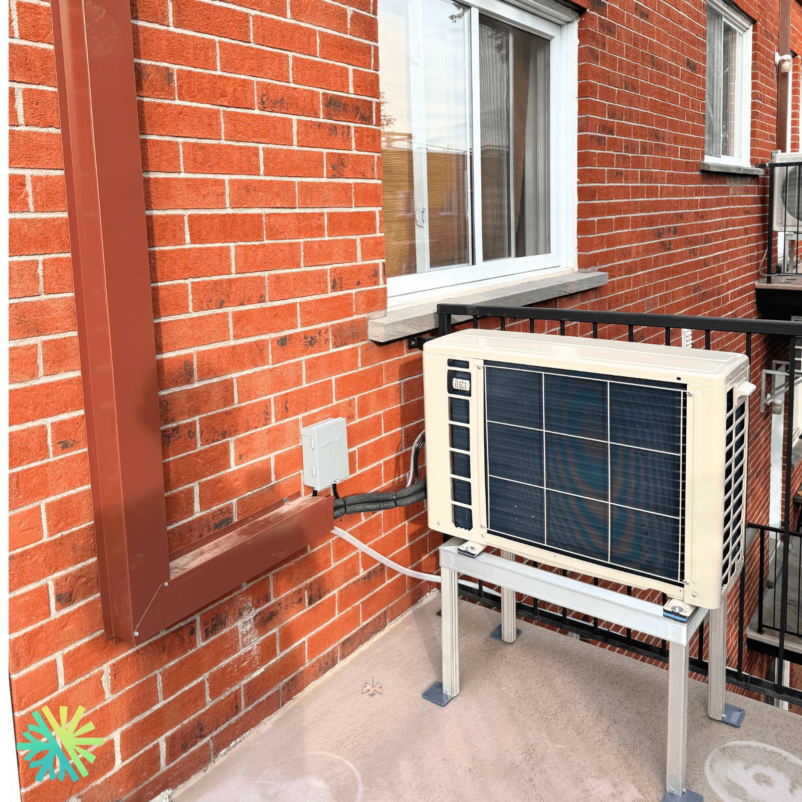 Installation d’une thermopompe murale Mini Split SHARP ZU1 à Rosemont–La Petite-Patrie