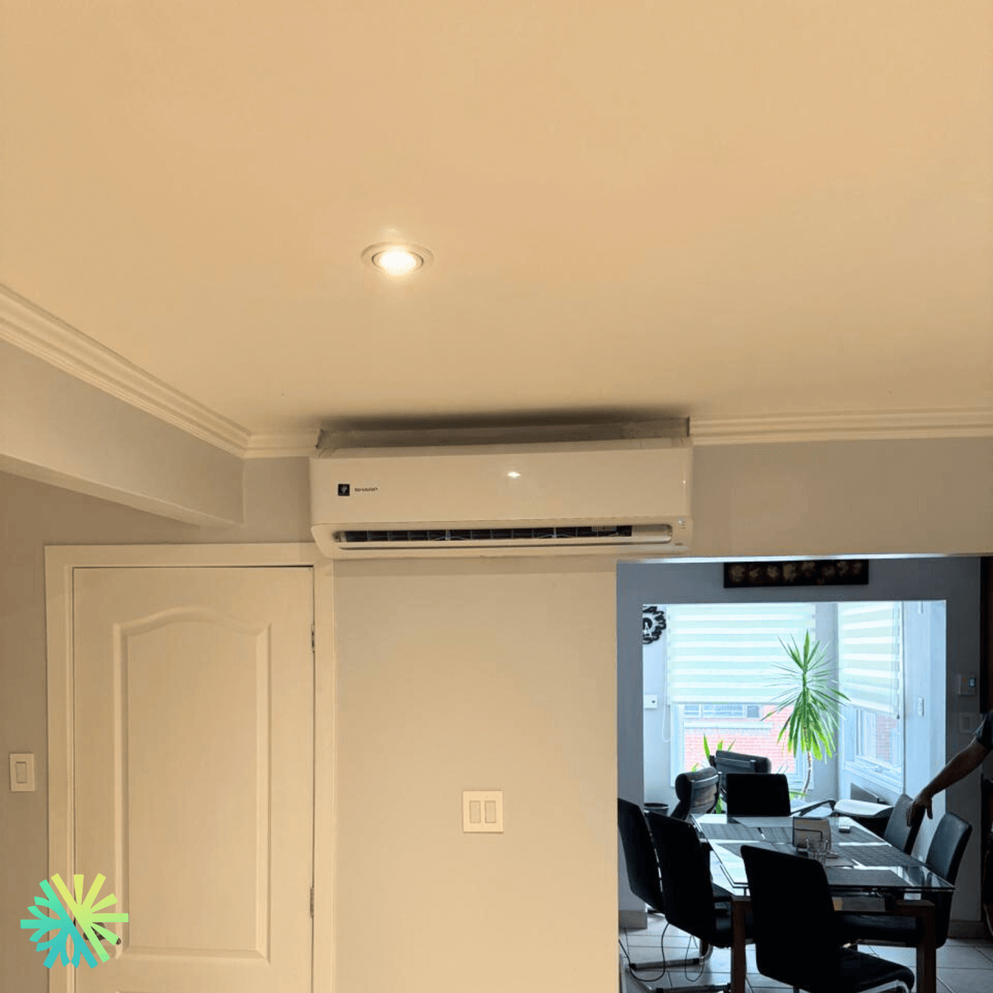 Installation d'une thermopompe Sharp BU Triple Zone à Verdun, Montréal