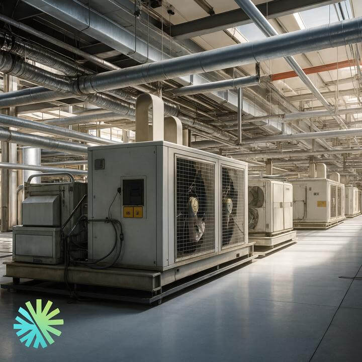 Technicians working on HVAC systems; La rénovation CVC est-elle perturbatrice pour les opérations de mon entreprise?