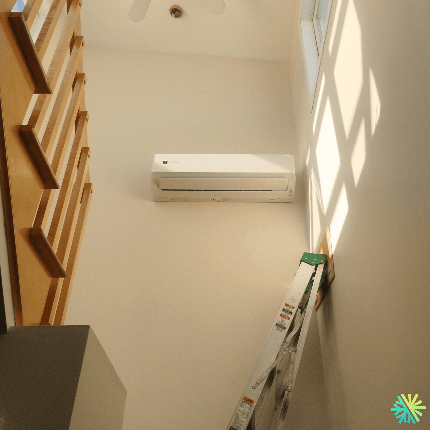 Installation d’une thermopompe murale Sharp à Rosemont–La Petite-Patrie