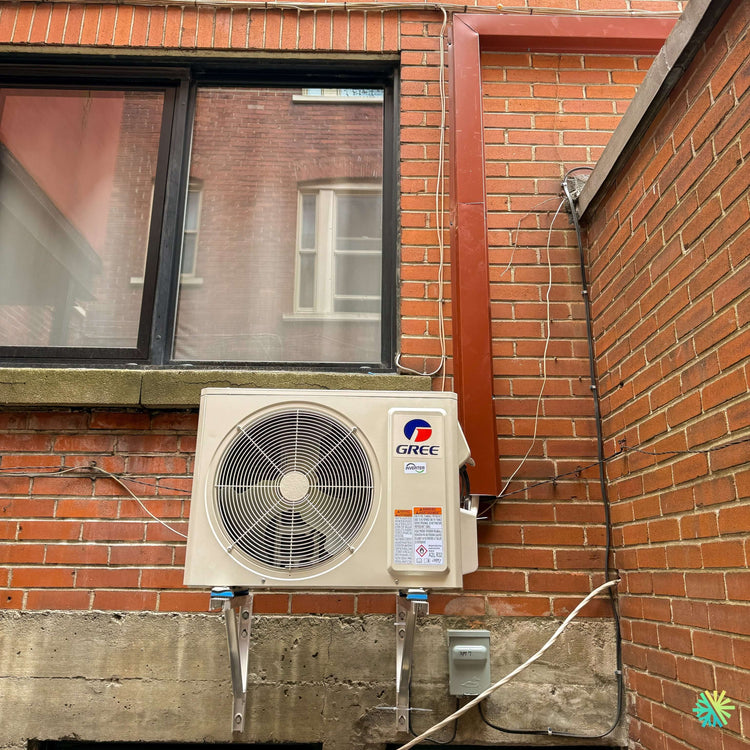 Installation d’un GREE All Match Slim Duct R32 Conduit Gainable à Repentigny : une solution CVAC discrète, efficace et parfaitement intégrée