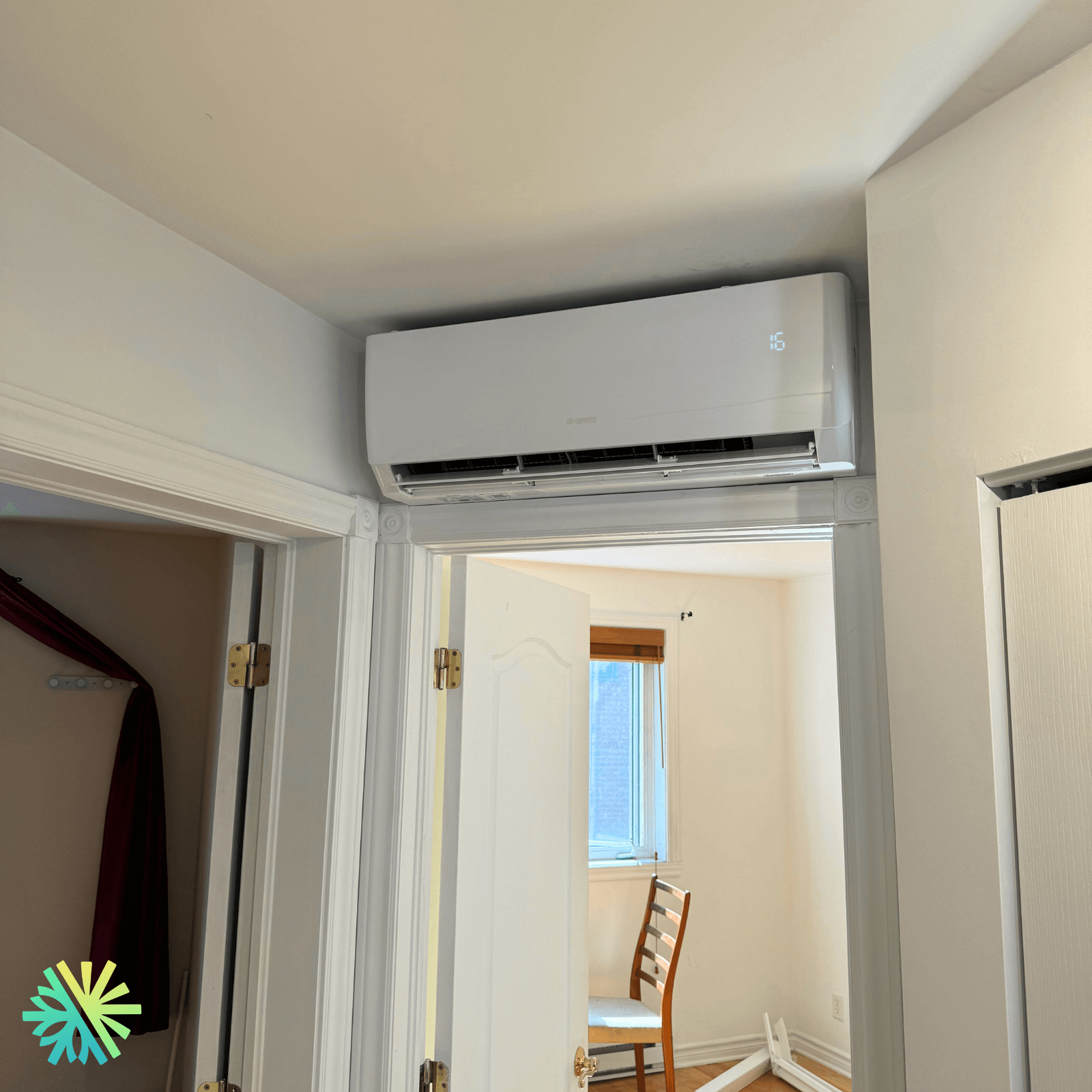 Installation d'une mini split Gree Crossover à Lachine, Montréal
