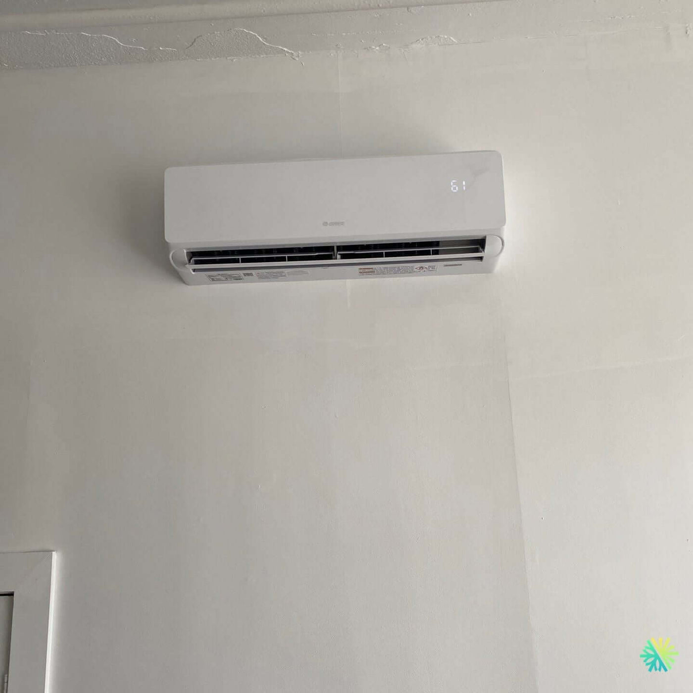 Installation d’une Gree (thermopompe murale R-32) à Rosemont–La Petite-Patrie