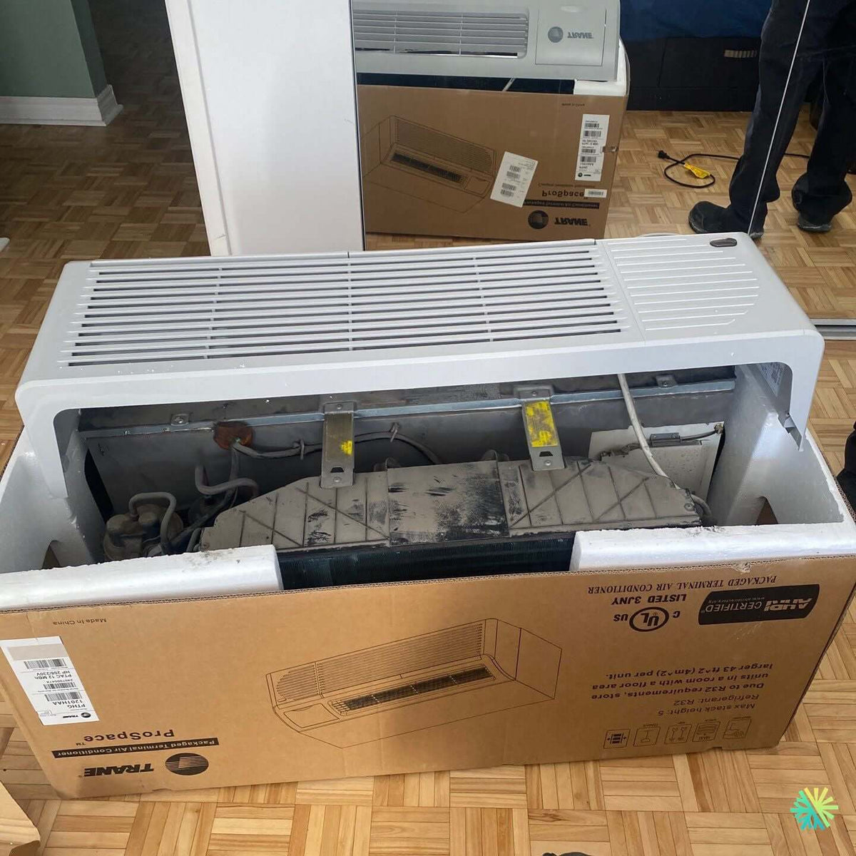 Réparation d’un système PTAC Trane à Ville-Marie