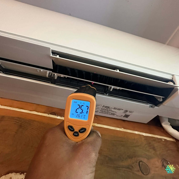 Réparation d’un climatiseur mural Mitsubishi à Sainte-Rose