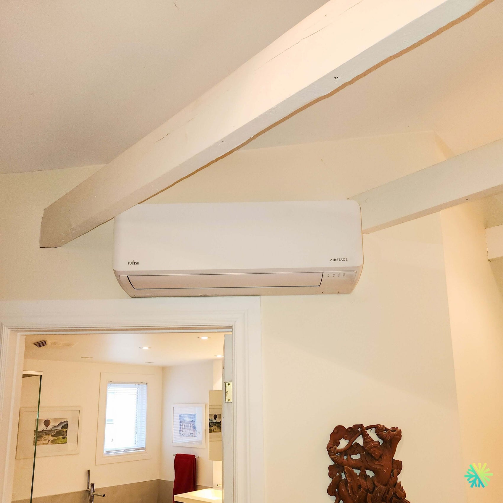 Installation d’une thermopompe triple zone Fujitsu Aquila XLTH à Yamaska