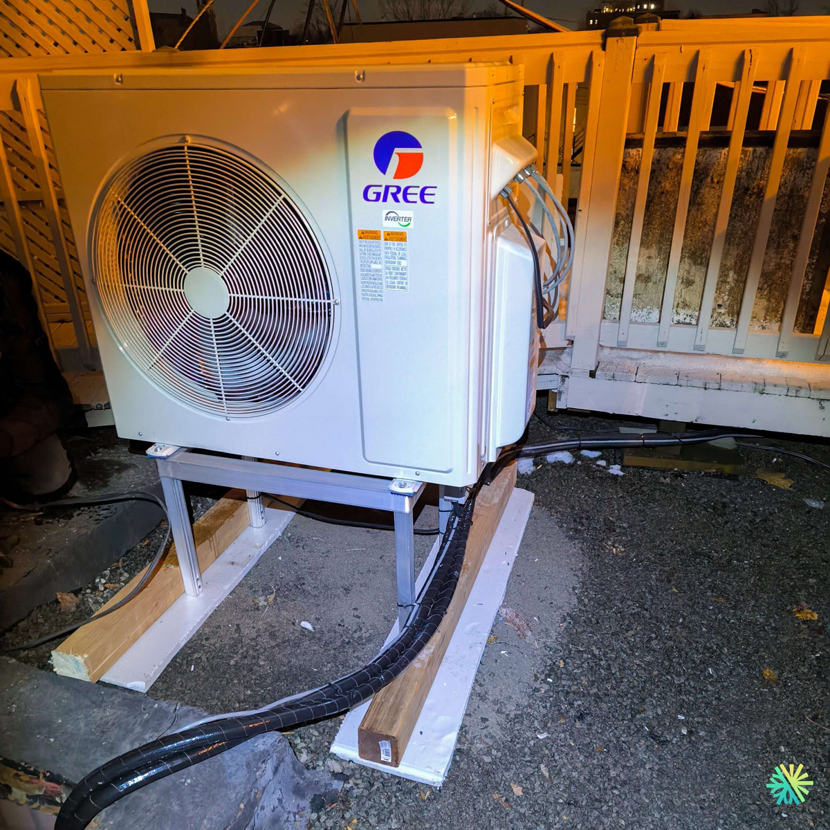 Installation d’une GREE FREE MATCH R32 Thermopompe DoubleZone 2 zones 2 têtes à Repentigny, Lanaudière