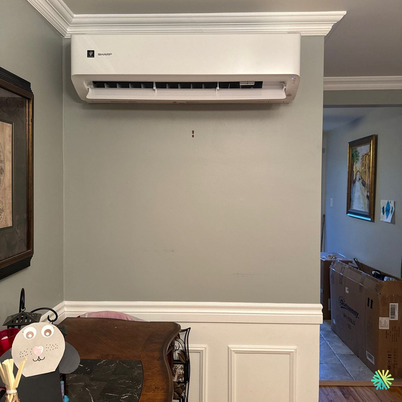 Installation d’une Sharp ZU1 thermopompe murale à Brossard