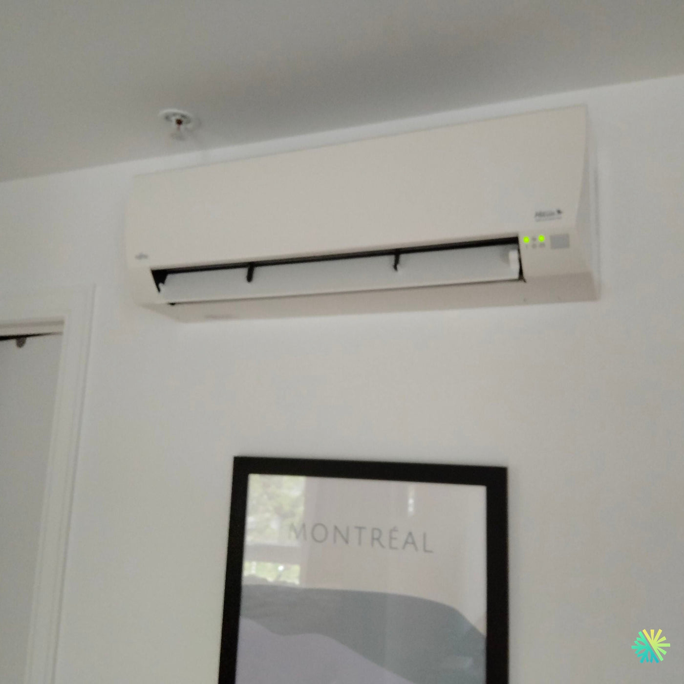 Installation d’une Fujitsu Altair (R-32) thermopompe murale à Plateau-Mont-Royal