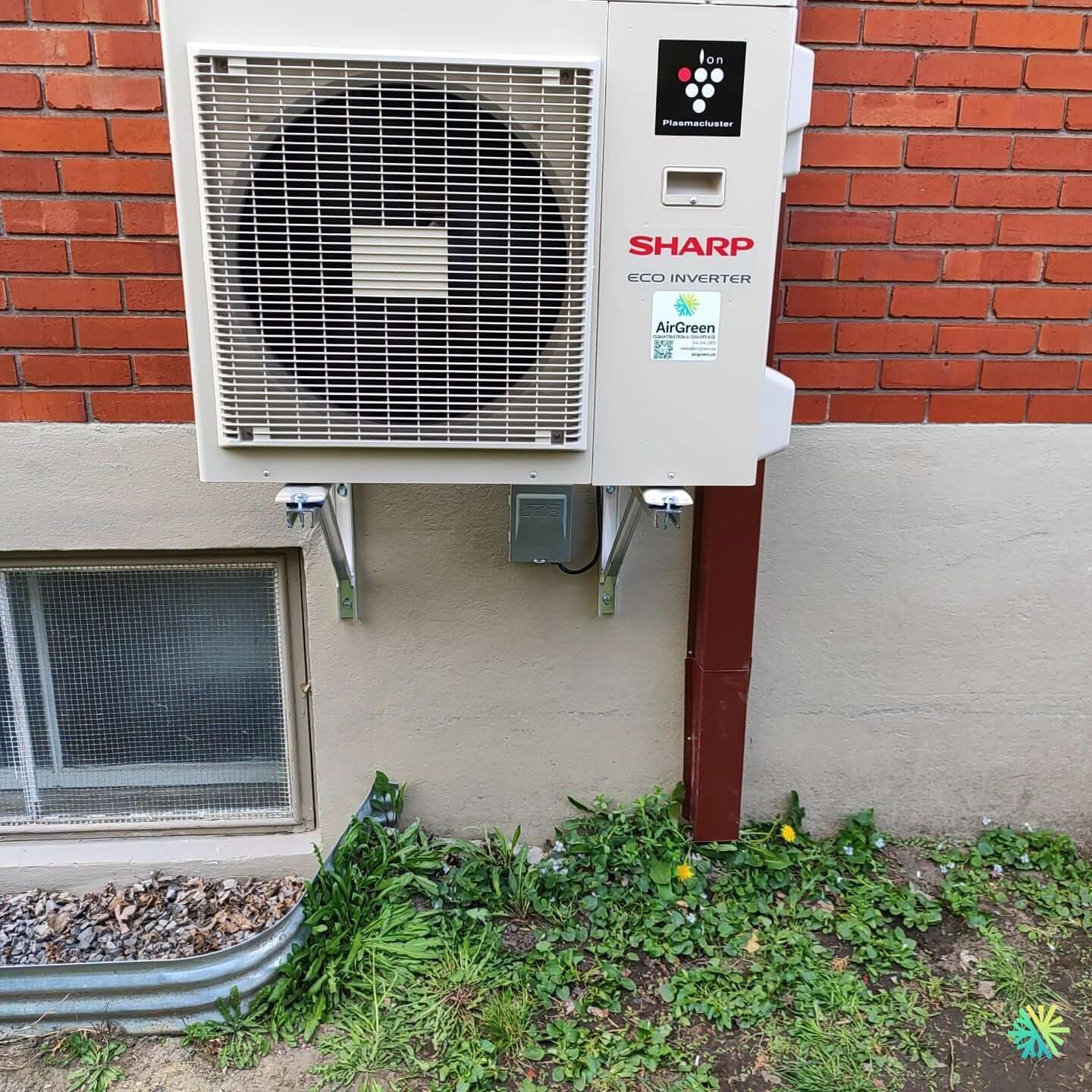 Installation d’une thermopompe murale Sharp ZU1 à Rosemont–La Petite-Patrie