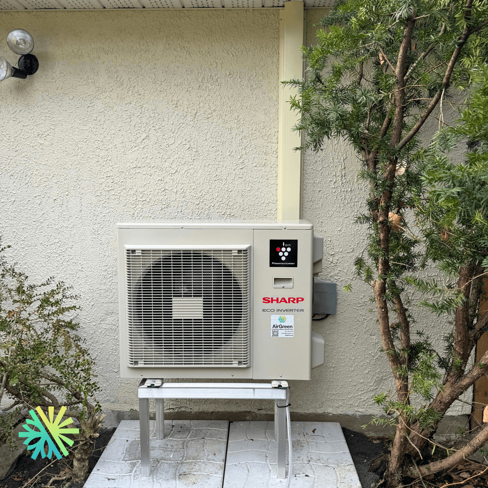 Installation d’une thermopompe murale Sharp ZU1 à Boucherville