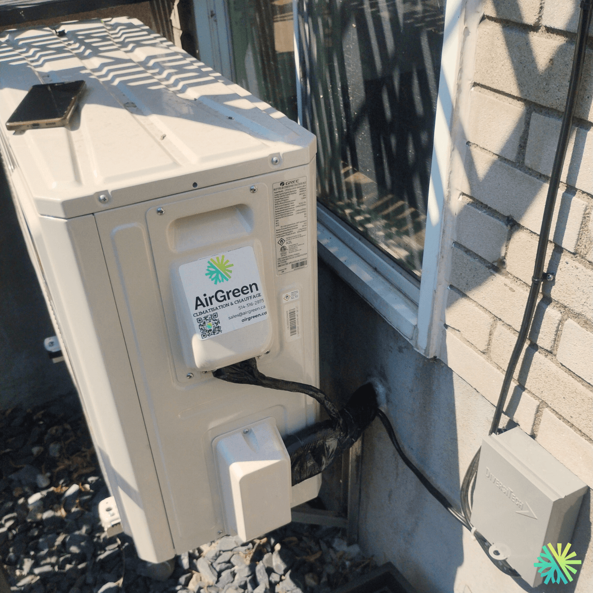 Installation d’une thermopompe murale Gree à Villeray–Saint-Michel–Parc-Extension