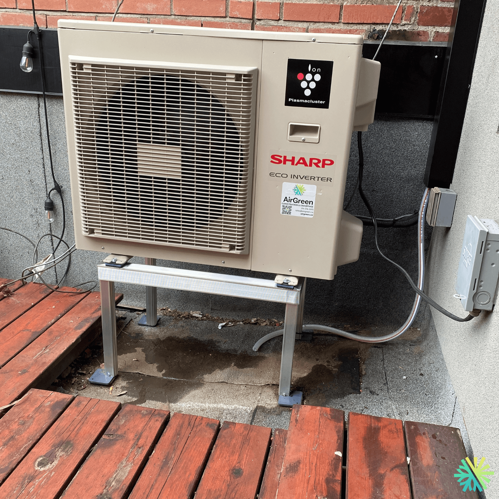 Installation d’une thermopompe Sharp à Mercier–Hochelaga-Maisonneuve