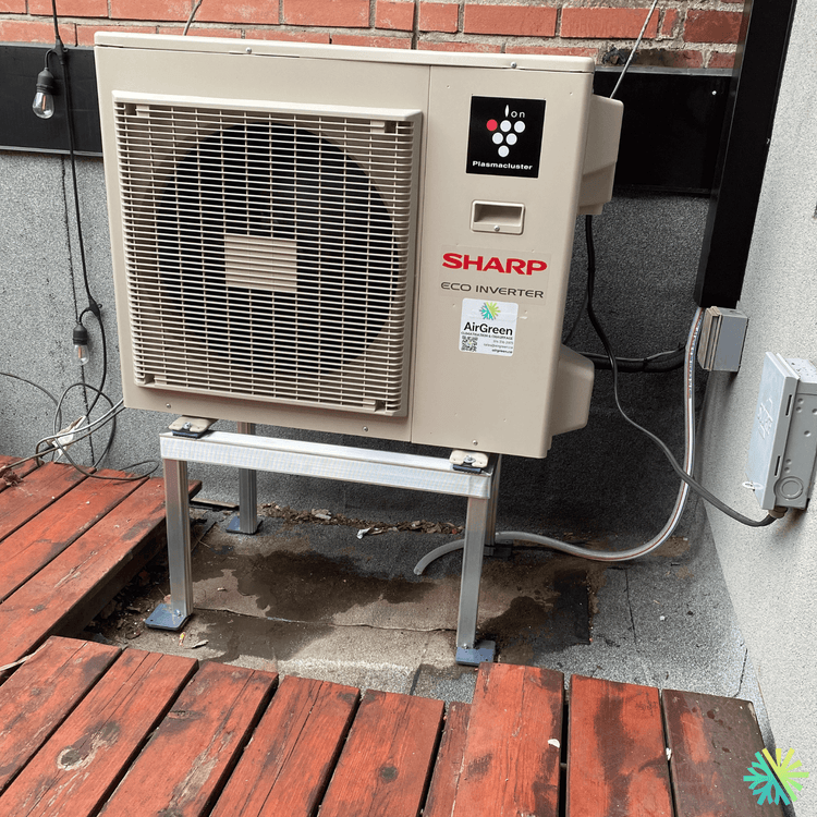 Installation d’une thermopompe Sharp à Mercier–Hochelaga-Maisonneuve