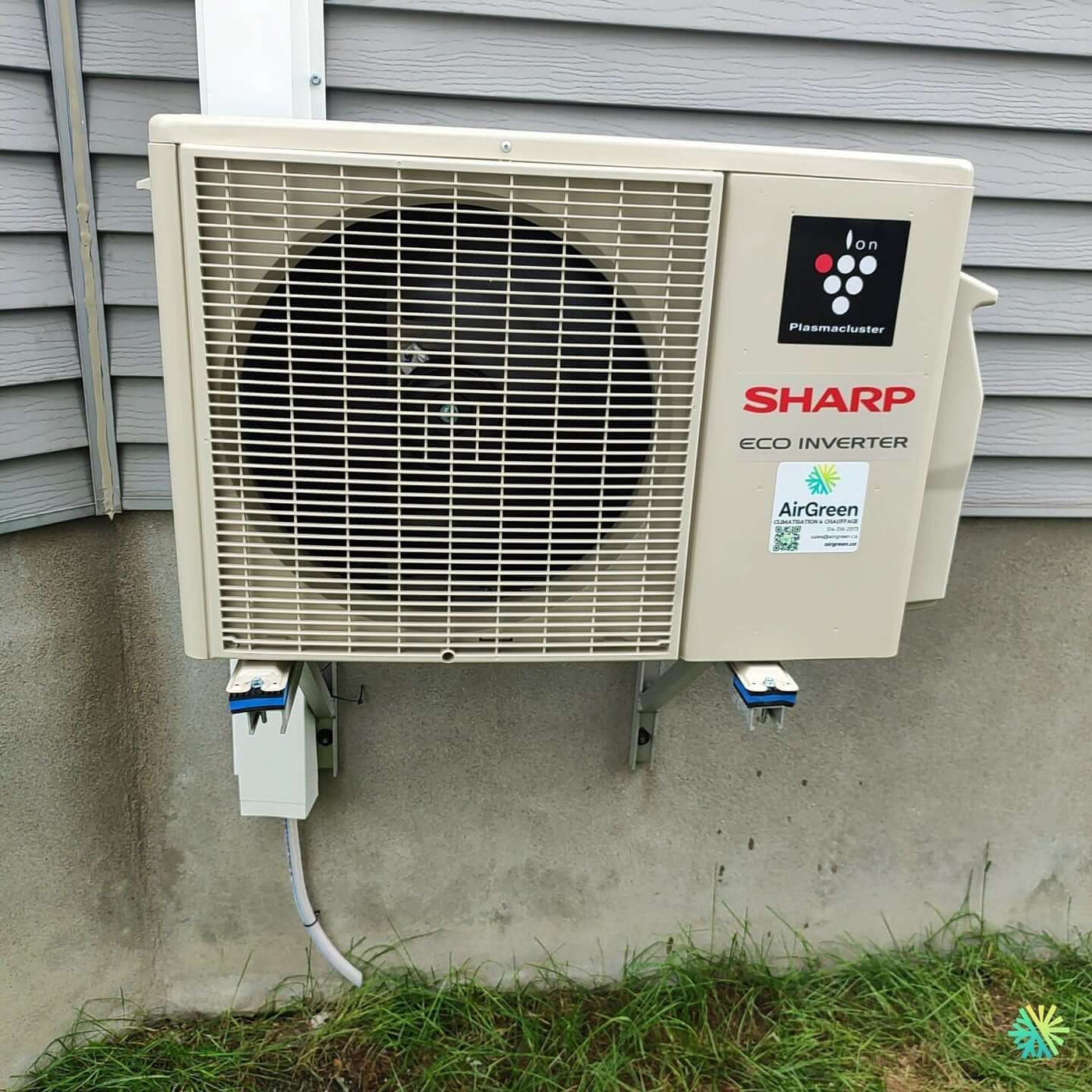 Installation d’une Sharp Eco Inverter thermopompe murale à Chomedey, Laval