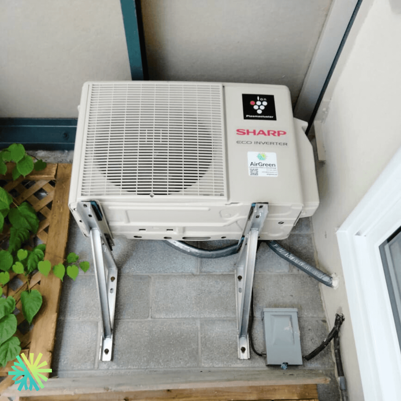 Installation d’une thermopompe mini split SHARP ZHU1 au Sud-Ouest