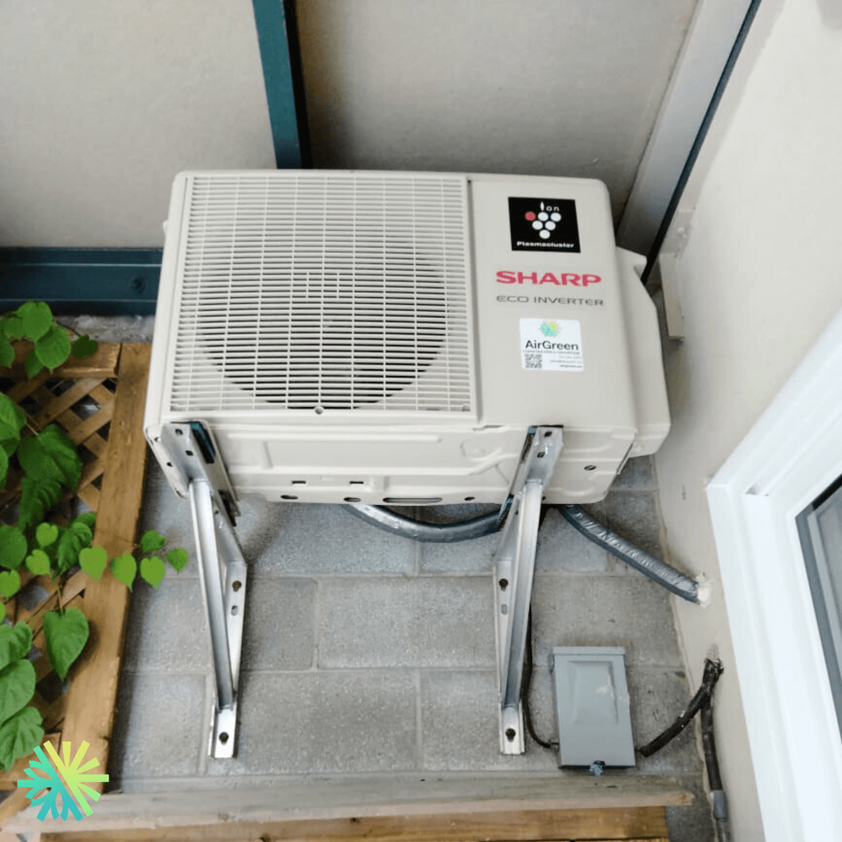 Installation of a SHARP ZHU1 Mini Split Heat Pump in The South-West