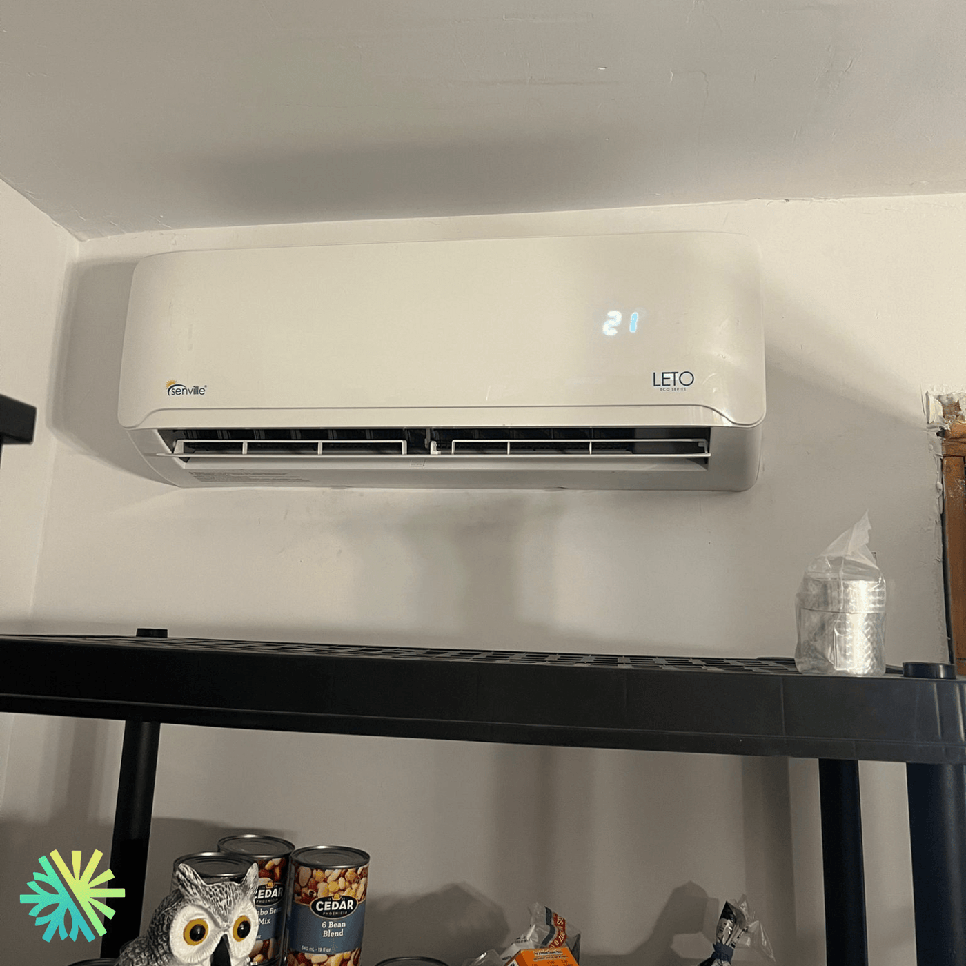 Installation d'une thermopompe murale Senville Leto 18 000 BTU à Laval
