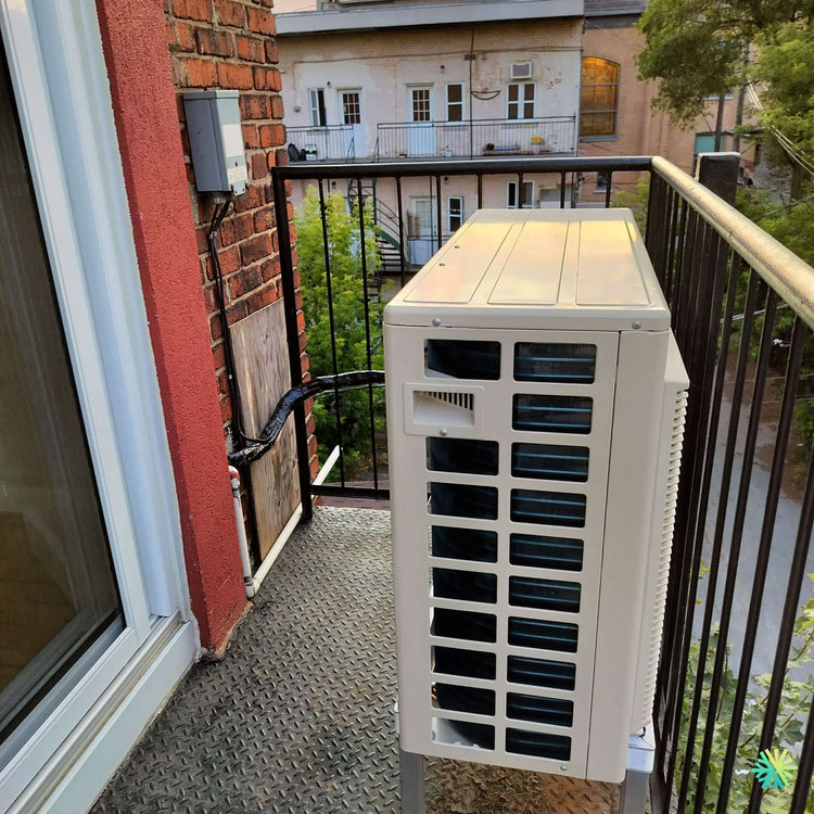 Nettoyage d’une thermopompe MultiZone à Rosemont–La Petite-Patrie