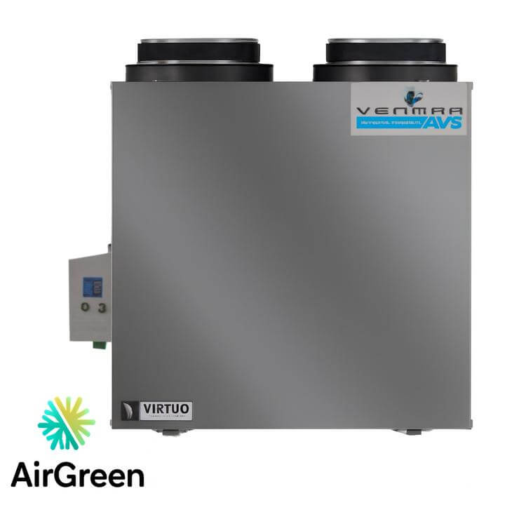 Appareil AirGreen illustrant quelle est la différence entre un échangeur d'air et un purificateur d'air.