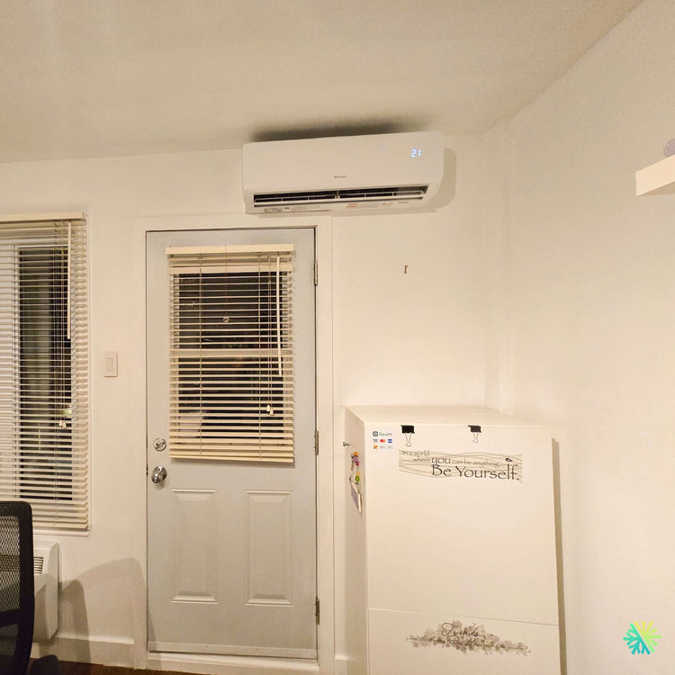 Installation d'une thermopompe 5 têtes GREE FreeMatch R32 à Pointe-Fortune, MRC de Vaudreuil-Soulanges