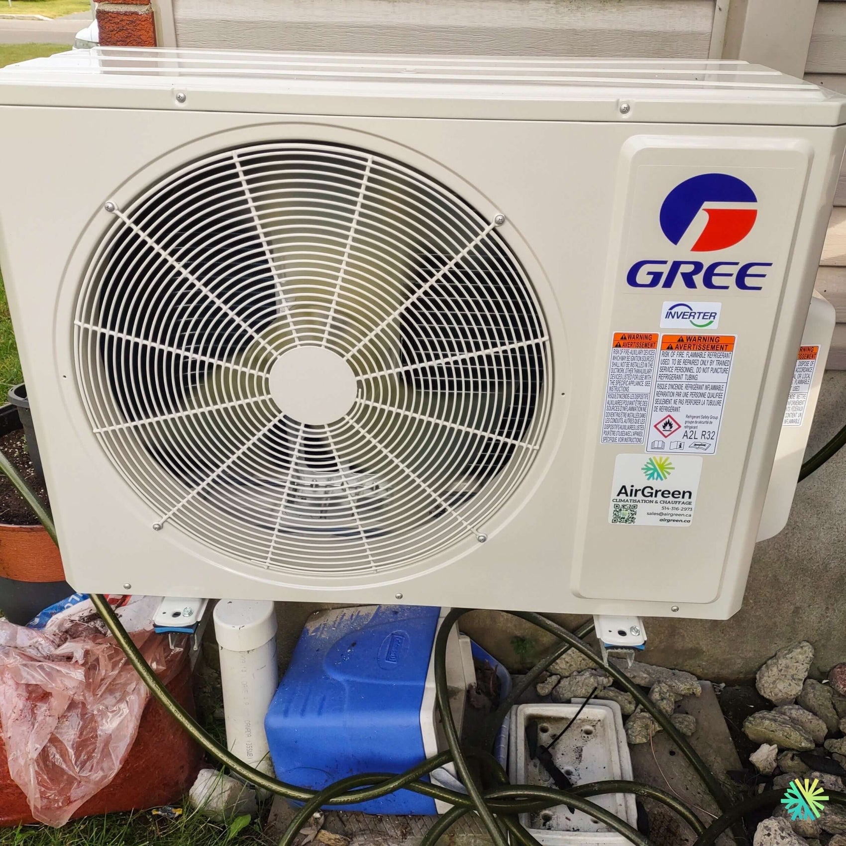 Installation d’une thermopompe murale GREE CROSSOVER R32 à Vaudreuil-Dorion : un mini split performant pour un confort fiable en Montérégie-Ouest
