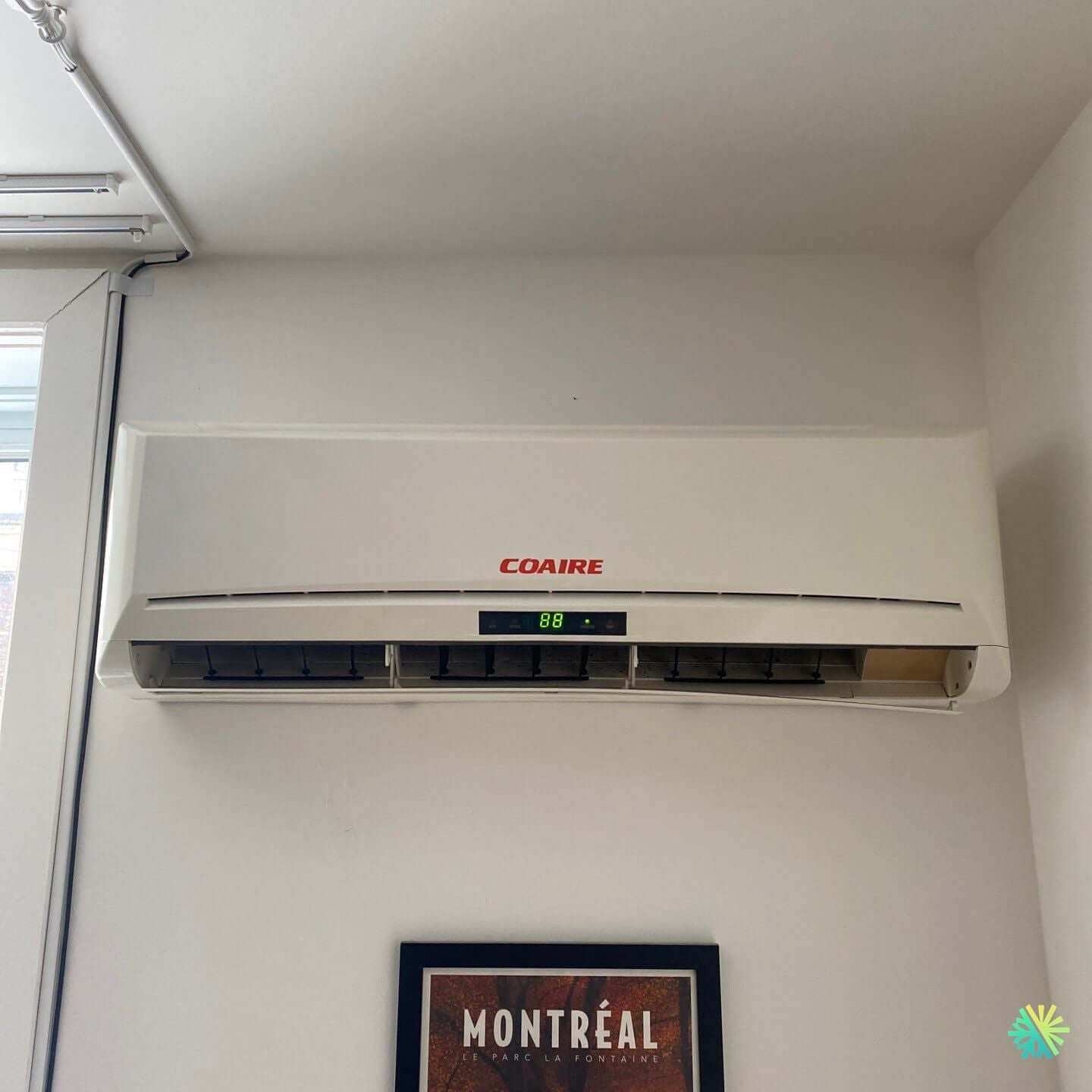 Installation d’un Coaire climatiseur mural à Rosemont–La Petite-Patrie