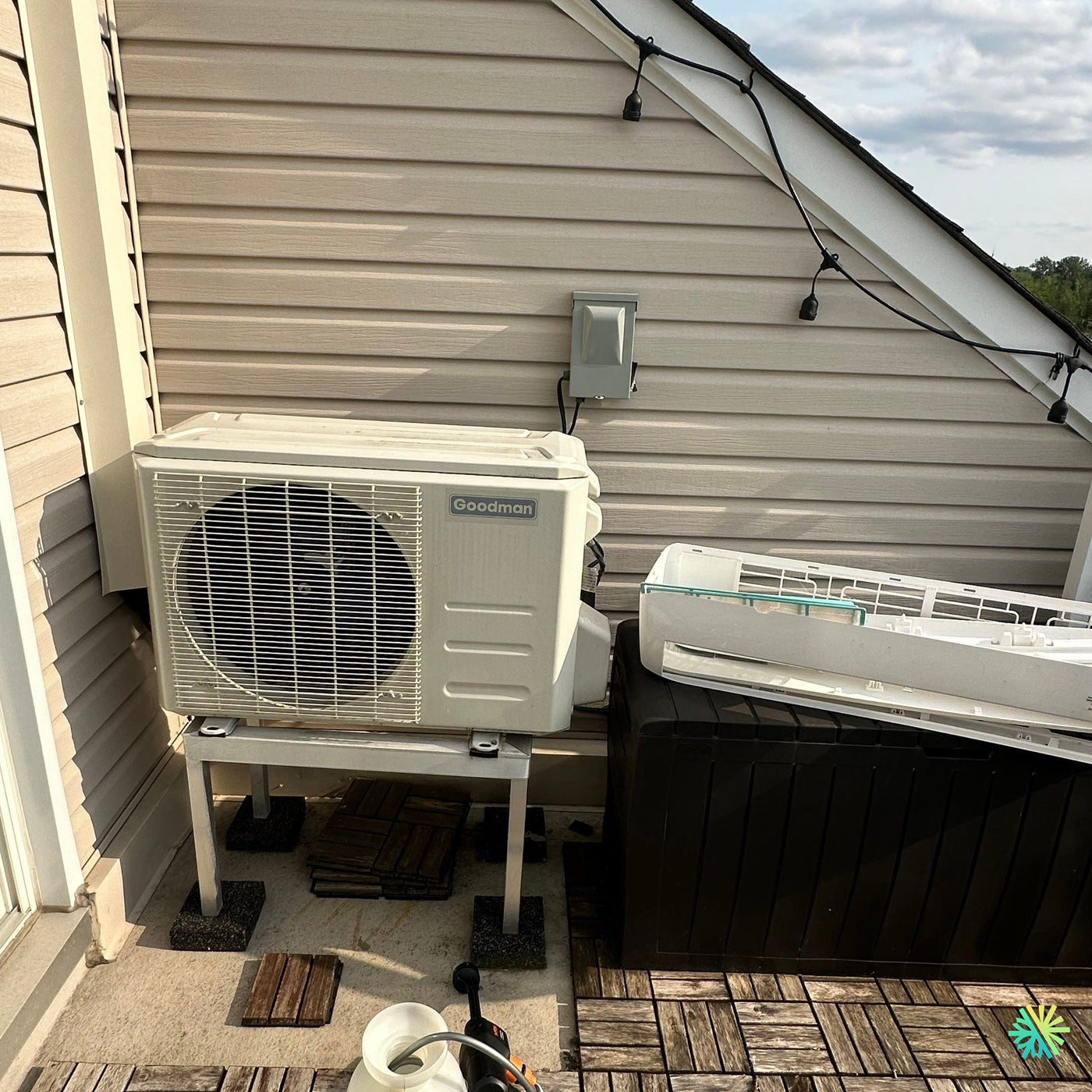 Réparation d’une thermopompe murale Goodman à Sainte-Rose