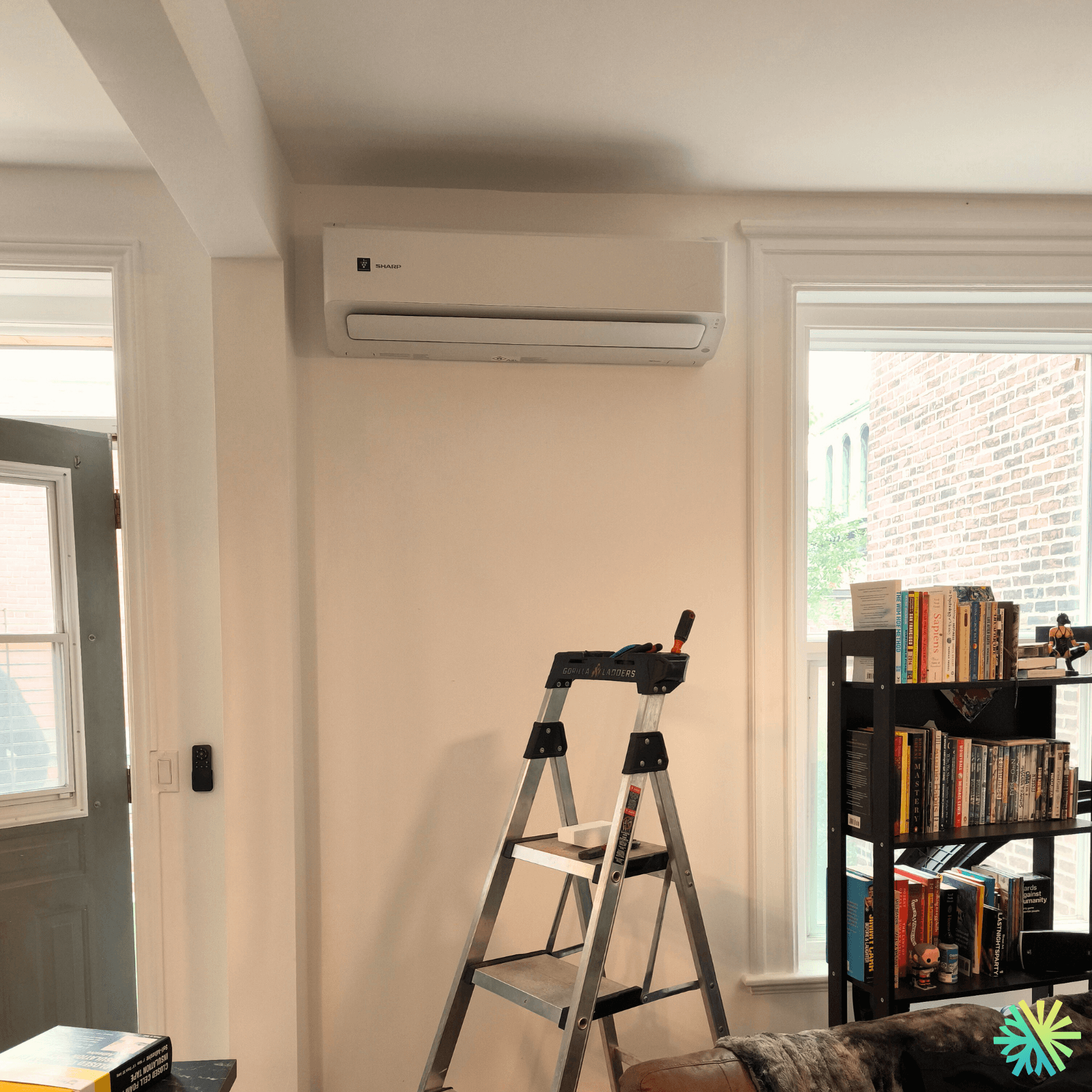 Installation d’une thermopompe murale Sharp au Plateau-Mont-Royal