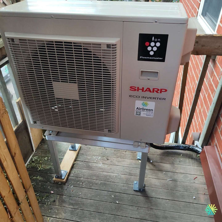 Installation d’une Sharp Eco Inverter thermopompe murale à Rosemont–La Petite-Patrie