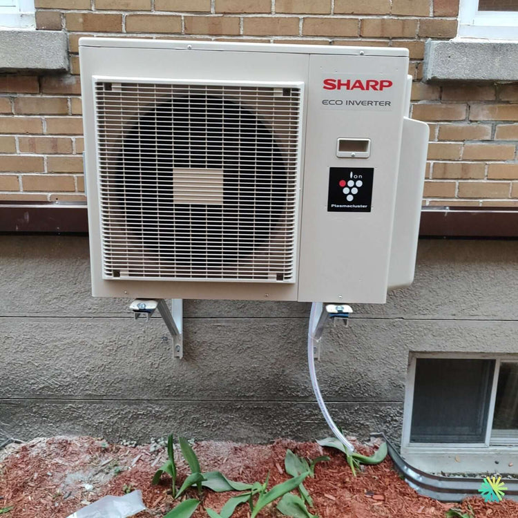Installation d’une Sharp Eco Inverter thermopompe murale à Rosemont–La Petite-Patrie