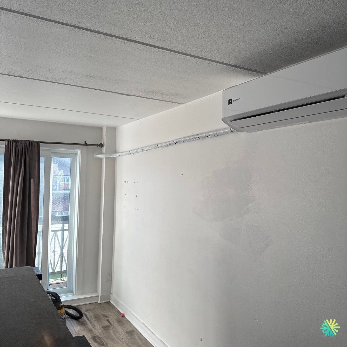 Installation d’une Sharp ZU1 thermopompe murale à Rosemont–La Petite-Patrie