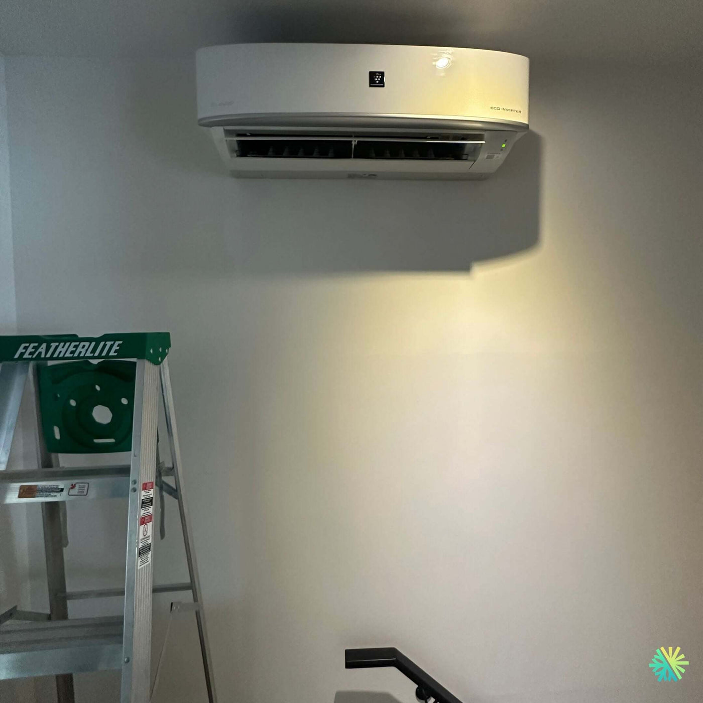 Installation d’une Sharp série ECO Inverter thermopompe murale à Laval-des-Rapides
