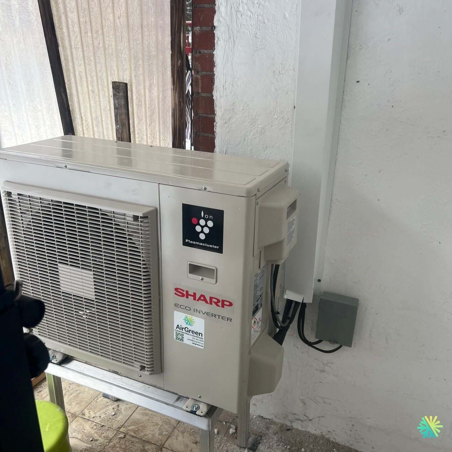 Installation d’une Sharp thermopompe murale à Mercier–Hochelaga-Maisonneuve