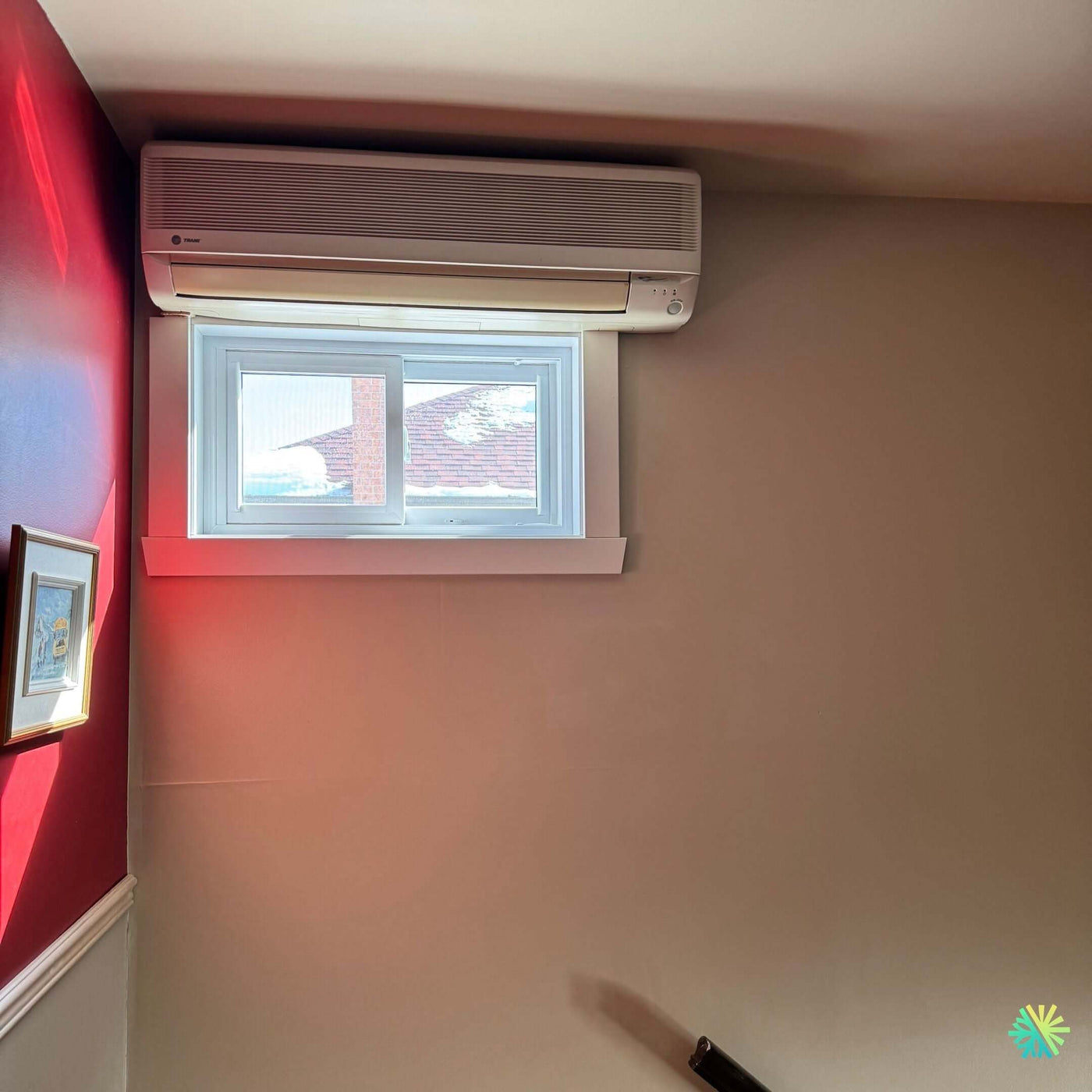 Installation d’une Trane thermopompe murale à Chomedey, Laval
