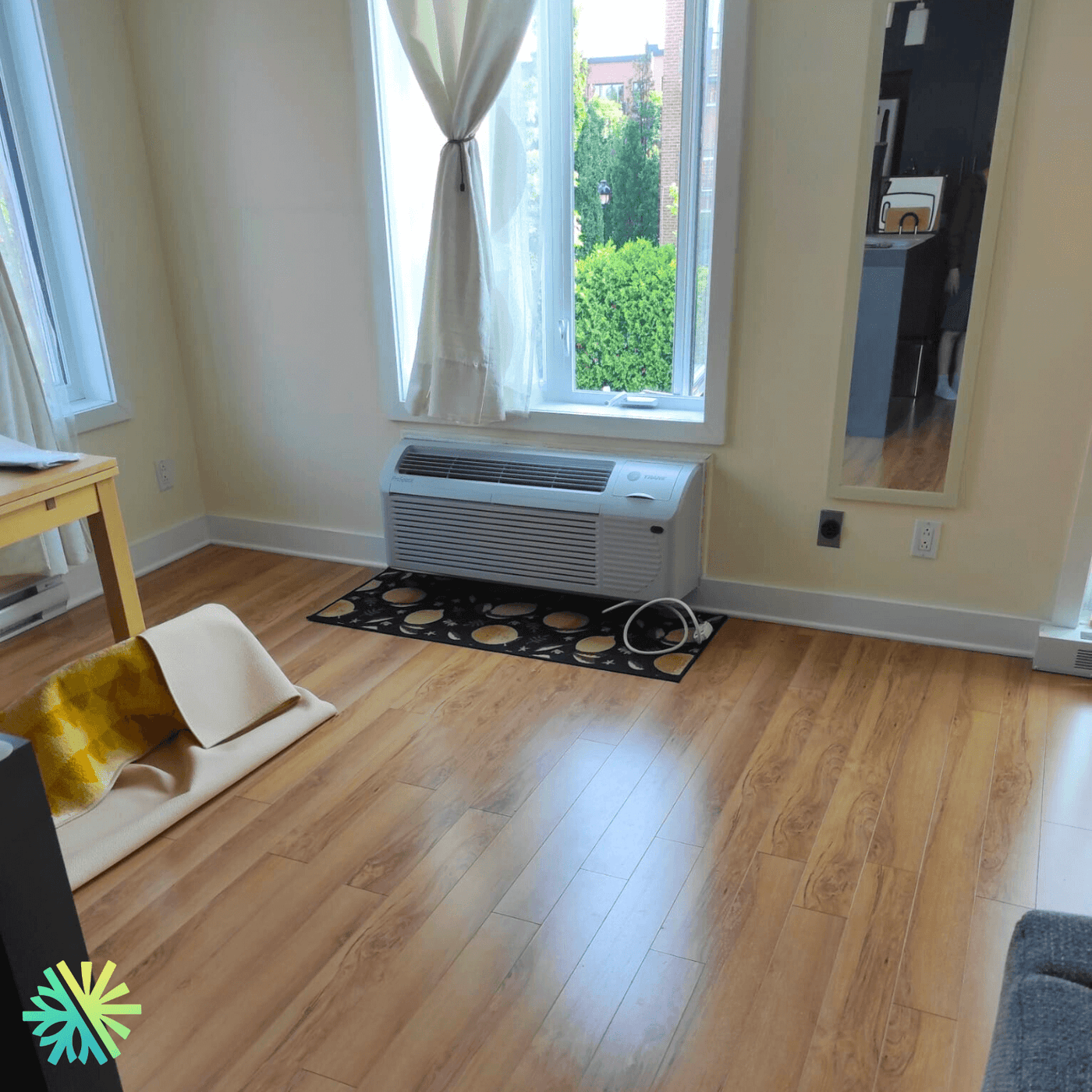 Installation d'un climatiseur PTAC Pro Space TRANE à Laval