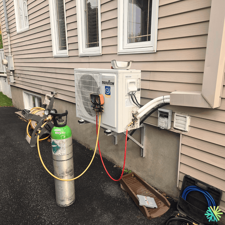 Service de thermopompe murale Manuflow à Sainte-Dorothée (Laval)