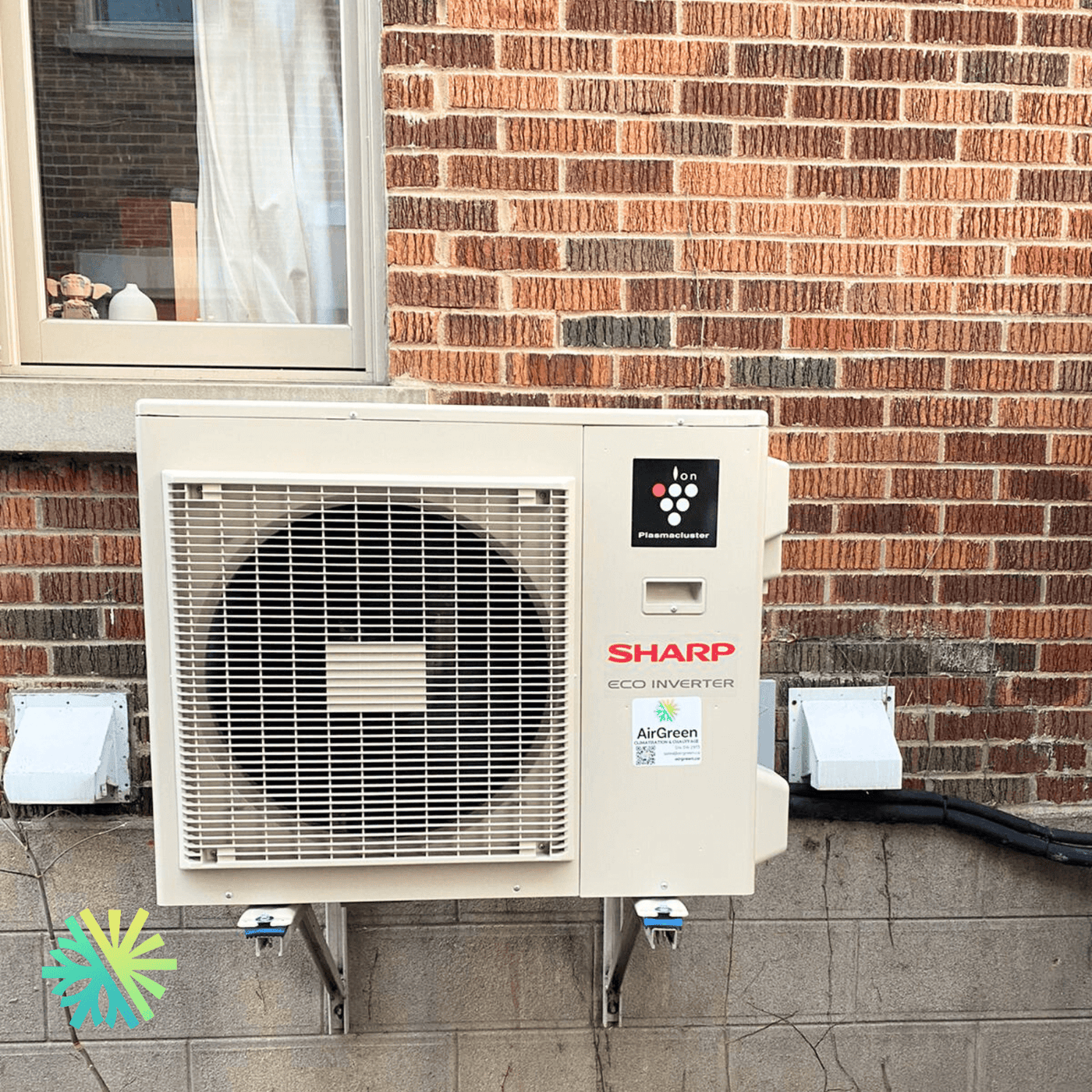 Installation d’une thermopompe murale SHARP ZU1 à Sainte-Julie