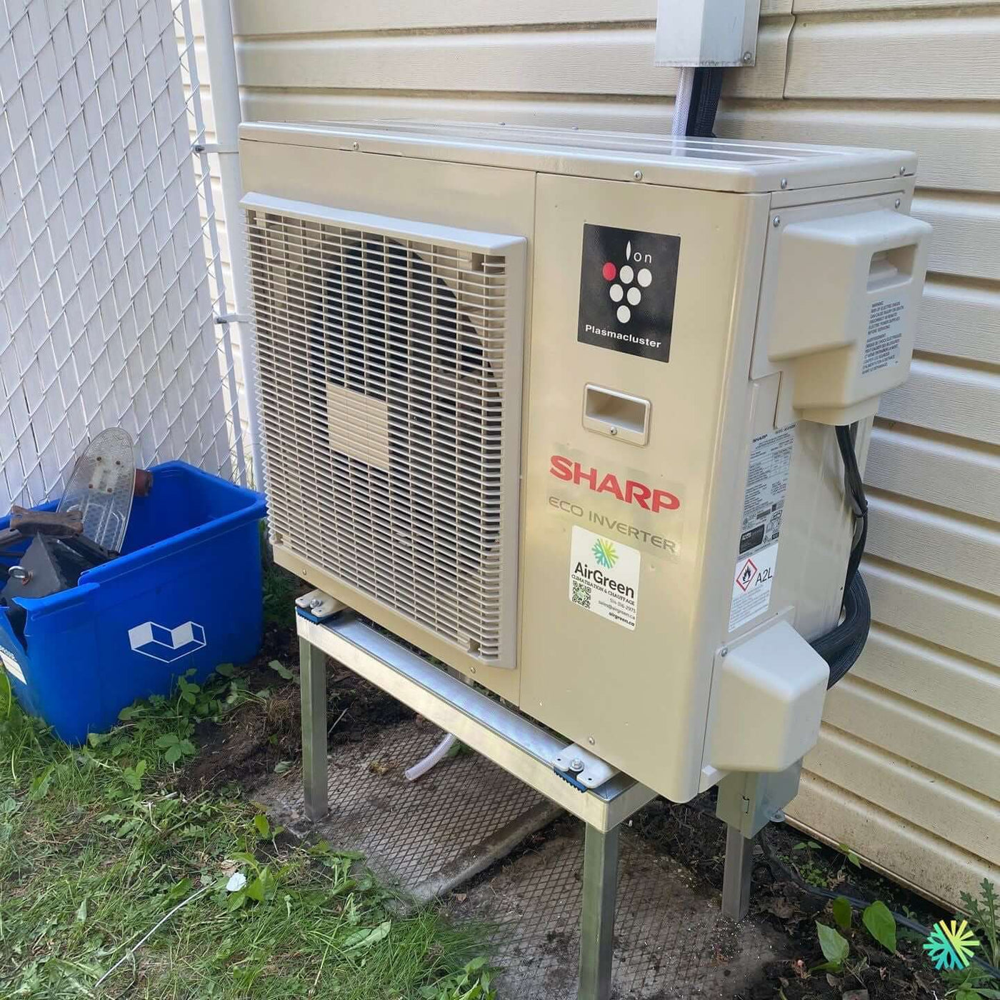 Installation d’une Sharp ZU1 thermopompe murale à Chomedey (Laval)