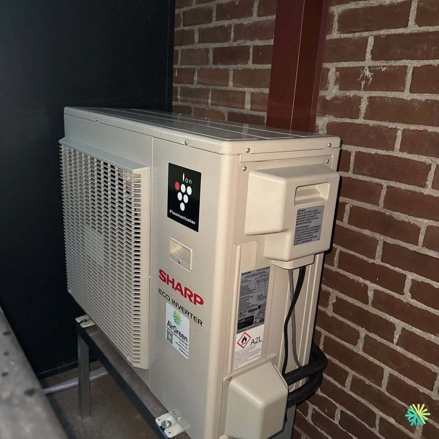 Installation d’une Sharp Eco Inverter thermopompe murale à Rosemont–La Petite-Patrie (Montréal)