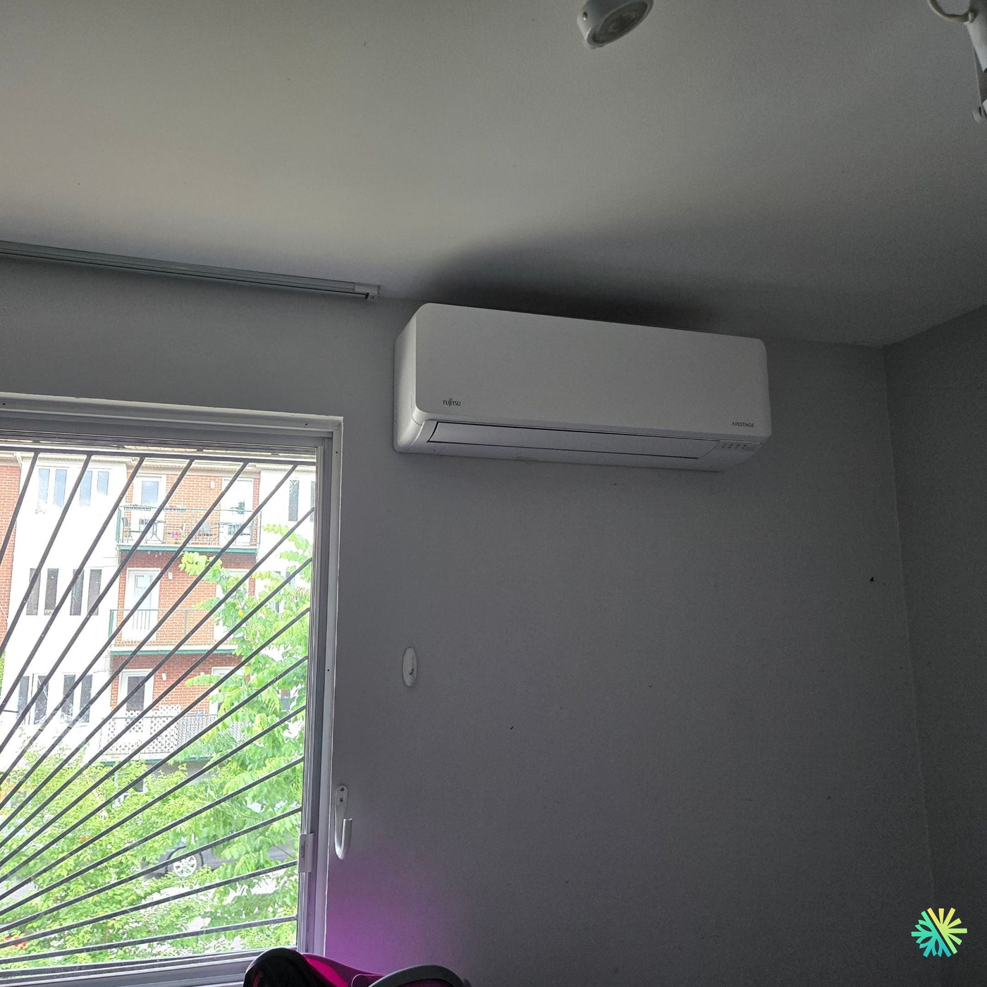 Installation d’une Fujitsu thermopompe murale à Rosemont–La Petite-Patrie