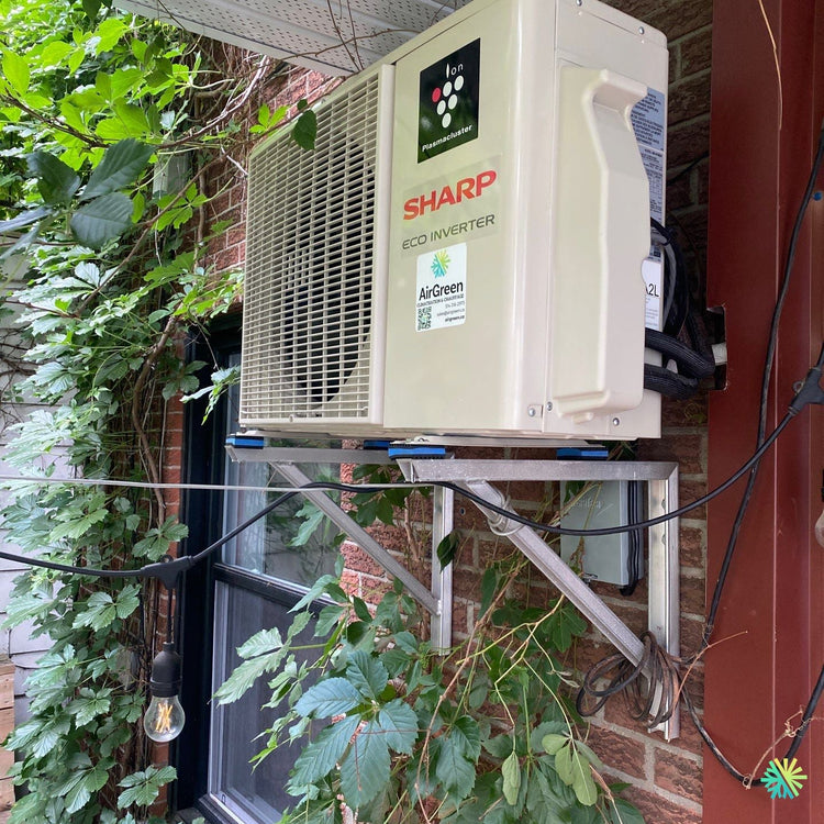 Installation d’une Sharp (gamme R-32) thermopompe murale au Plateau-Mont-Royal