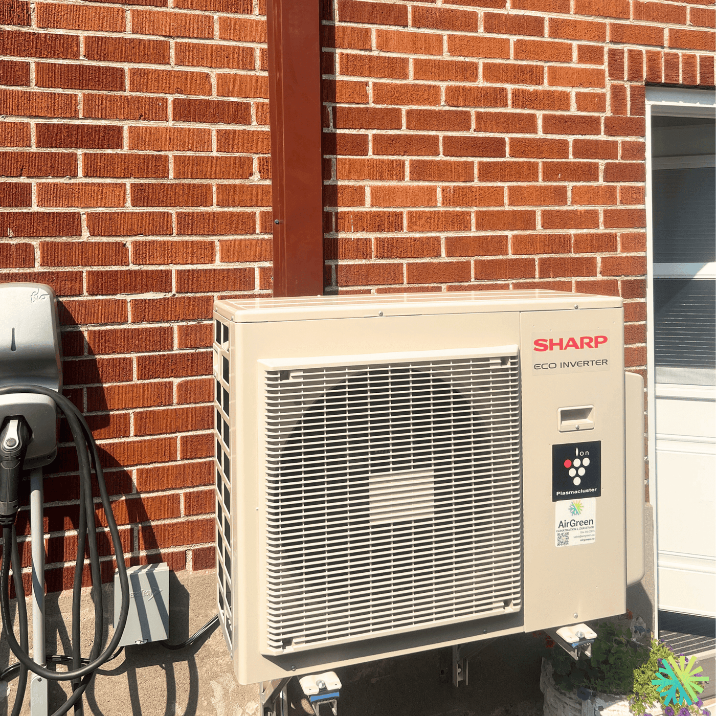 Installation d’une thermopompe murale Sharp à Rosemont–La Petite-Patrie