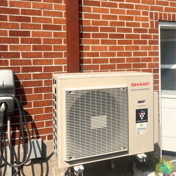 Installation d’une thermopompe murale Sharp à Rosemont–La Petite-Patrie