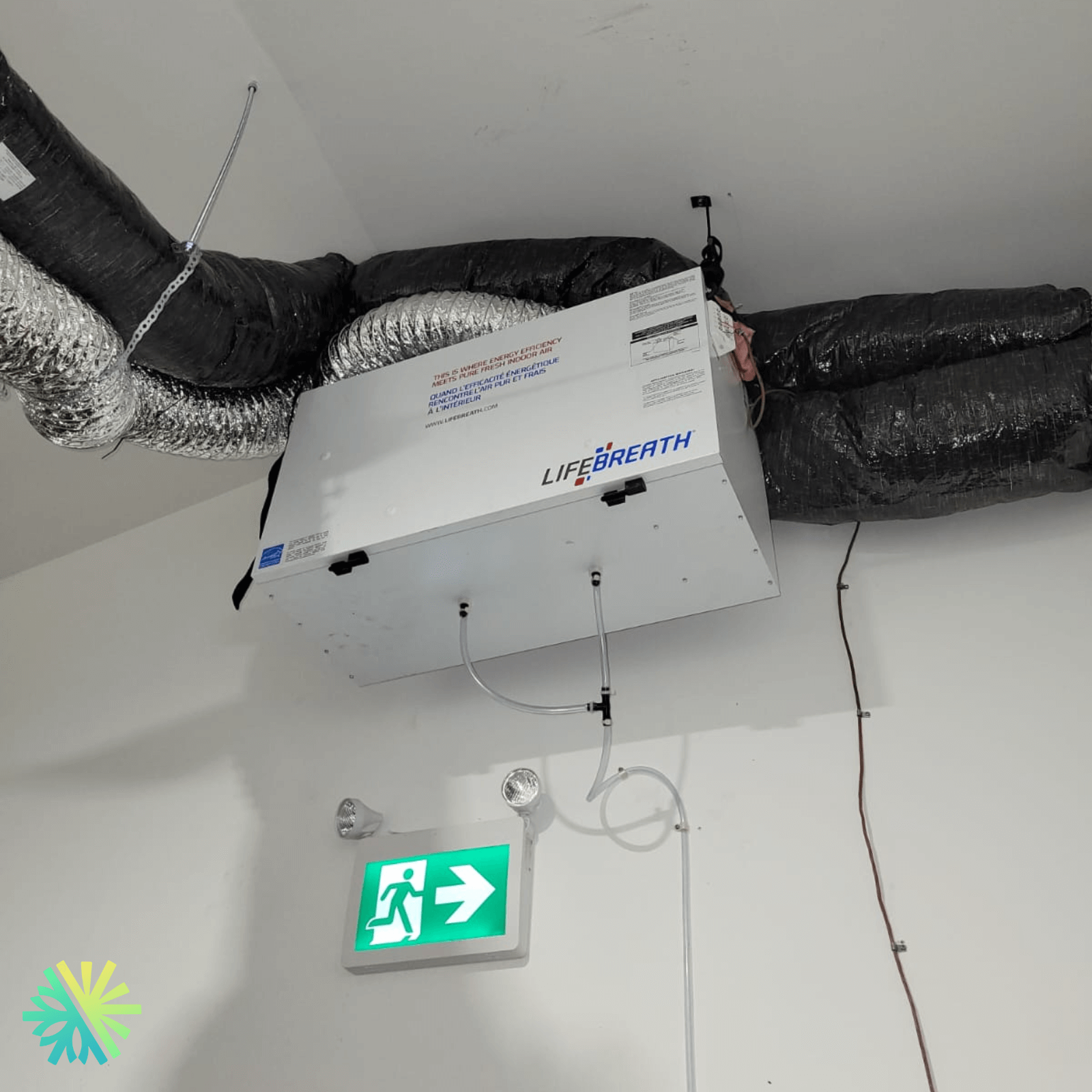 Installation of a LifeBreath RNC6ES Air Exchanger in Montreal