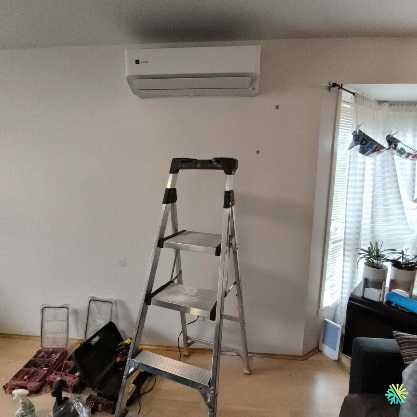 Installation d’une Midea thermopompe murale à Chomedey