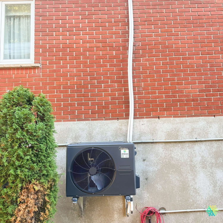 Installation d’une thermopompe centrale MIDEA EVOX G3 2 tonnes à Duvernay, Laval