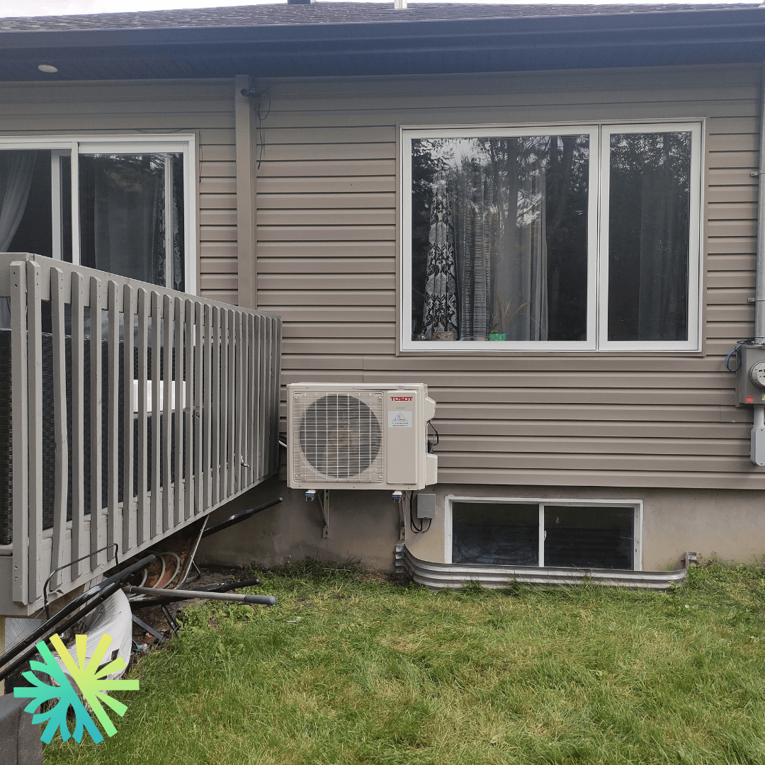 Installation d'une thermopompe murale Tosot LomoPlus à Terrebonne