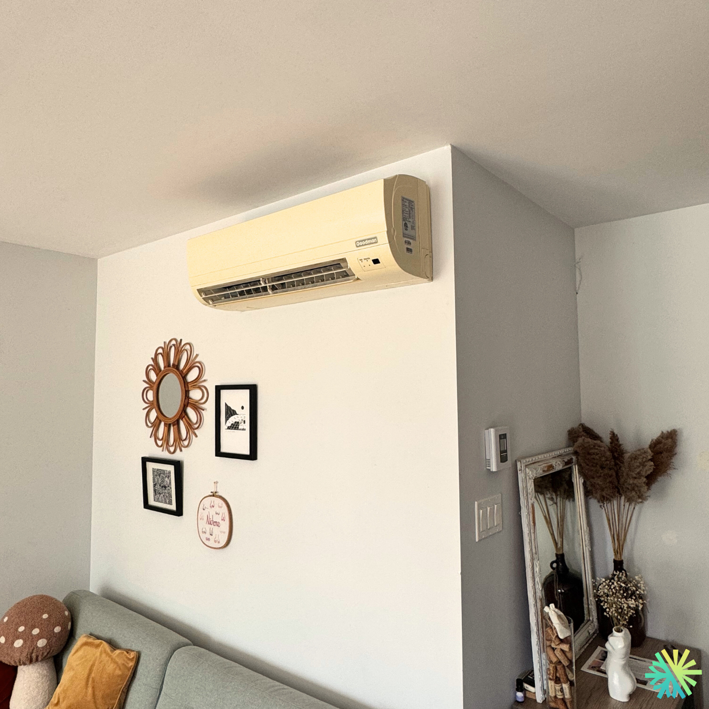 Réparation d’une thermopompe murale Goodman à Rosemont–La Petite-Patrie (Montréal)